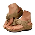 thumbnail image 3 of DAFEI Womens Sandals 2026 Ergonomic Design Wedge Toe Sandals Mitigate Foot Fatigue Comfortable and Functional Shoes, 3 of 8