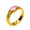 Pink, variant on Gold Plated Ring for Women Pink Size 7