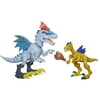 Jurassic World Hero Mashers Indominus Rex vs. Velociraptor Action Figure 2-Pack