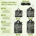 thumbnail image 2 of WOOW DEPOT 30in Expandable Suitcase Bag 3 Layer Foldable Rolling Wheeled Luggage Handbag Large for Home Storage Travel Business Moving, 2 of 8