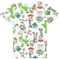 thumbnail image 2 of Disney Toy Story Boys Short Sleeve T-Shirt - All Over Print T-Shirt - Woody, Buzz, Forky, Jessie, Rex and Aliens, 2 of 2