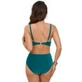 thumbnail image 5 of KPOPLK Bathing Suits for Women High Waisted Bikini Sets Two Piece Swimsuits Solid Bikini Swimwear(XL,Dark Green), 5 of 9