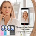 thumbnail image 2 of AIR-Silicone Suction Phone Case Magnetic Mount - Hands-Free, Strong Grip Holder for Selfies and Videos - Durable, Easy to Use - iPhone and Android Compatible for iPhone 15/14/13 Pro Max (Blacd), 2 of 4