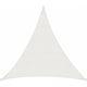 thumbnail image 1 of Vela de sombra triangular, 5x5x7,1m, impermeable, anti-ultravioleta, blanca, 1 of 5