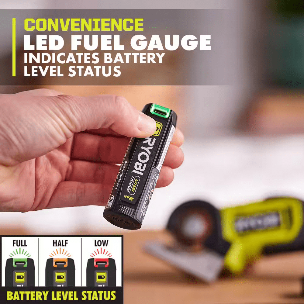 Ryobi FVB02 USB Lithium 2.0 Ah Rechargeable Battery