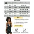 thumbnail image 4 of Sveltors Shapewear Bodysuit for Women Tummy Control Plunge Backless Shapewear Mid Thigh Mesh Shaping Body Shaper, 4 of 9