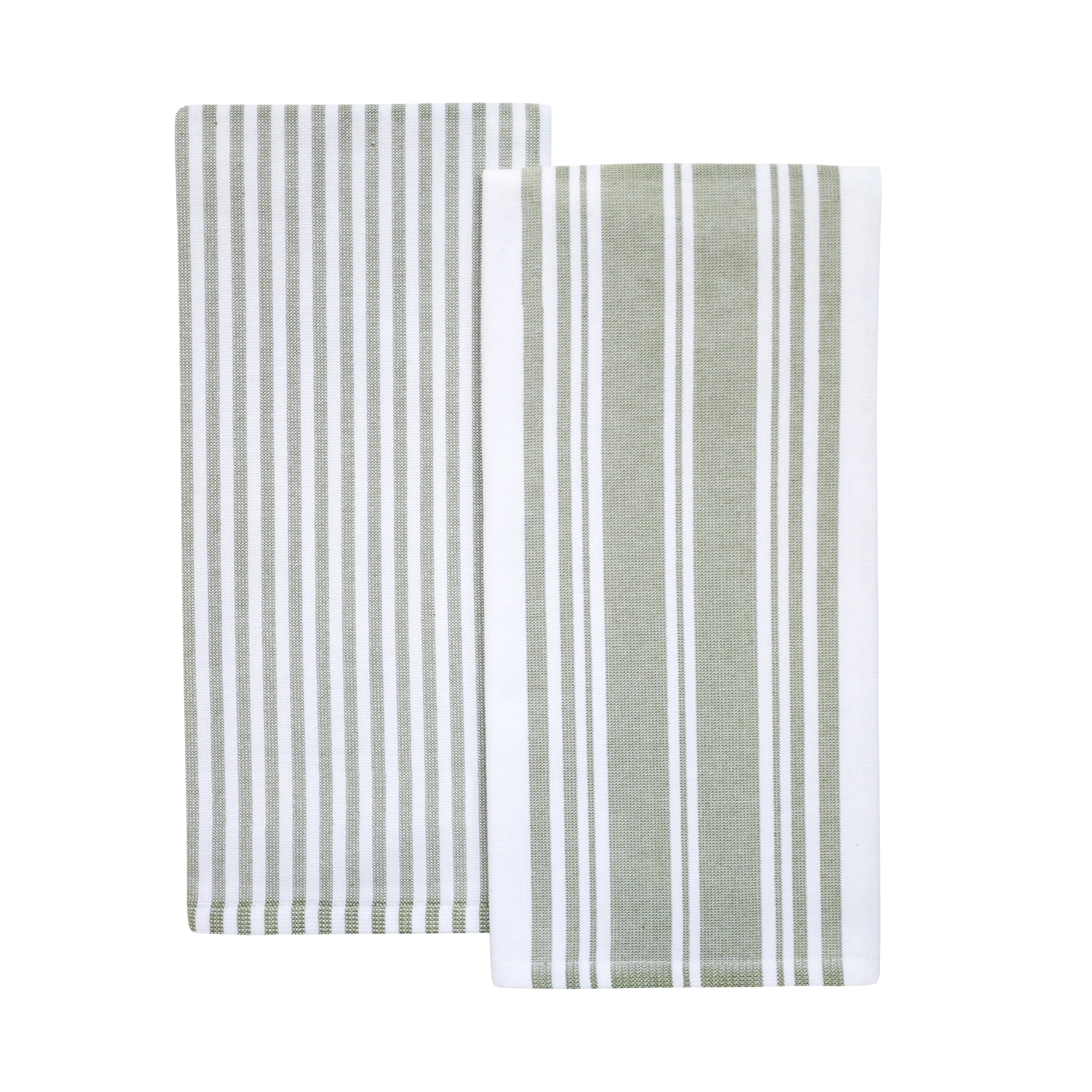 (3 pack) Better Homes & Gardens 2 Piece Culinary Kitchen Towel, Green