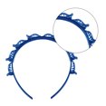 thumbnail image 4 of Guardurnaity Diadema para mujer, diseño hueco, banda para el cabello, Clip, Color sólido, banda de plástico para el cabello, accesorio para la Accesorio para el cabello zafiro, 4 of 6