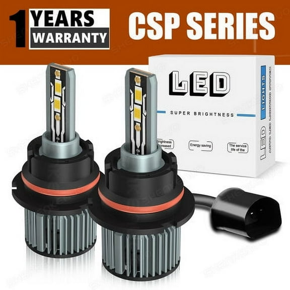 For 2000-2004 Ford Excursion 9007 LED Headlight Hi/Lo Bulbs 6000k