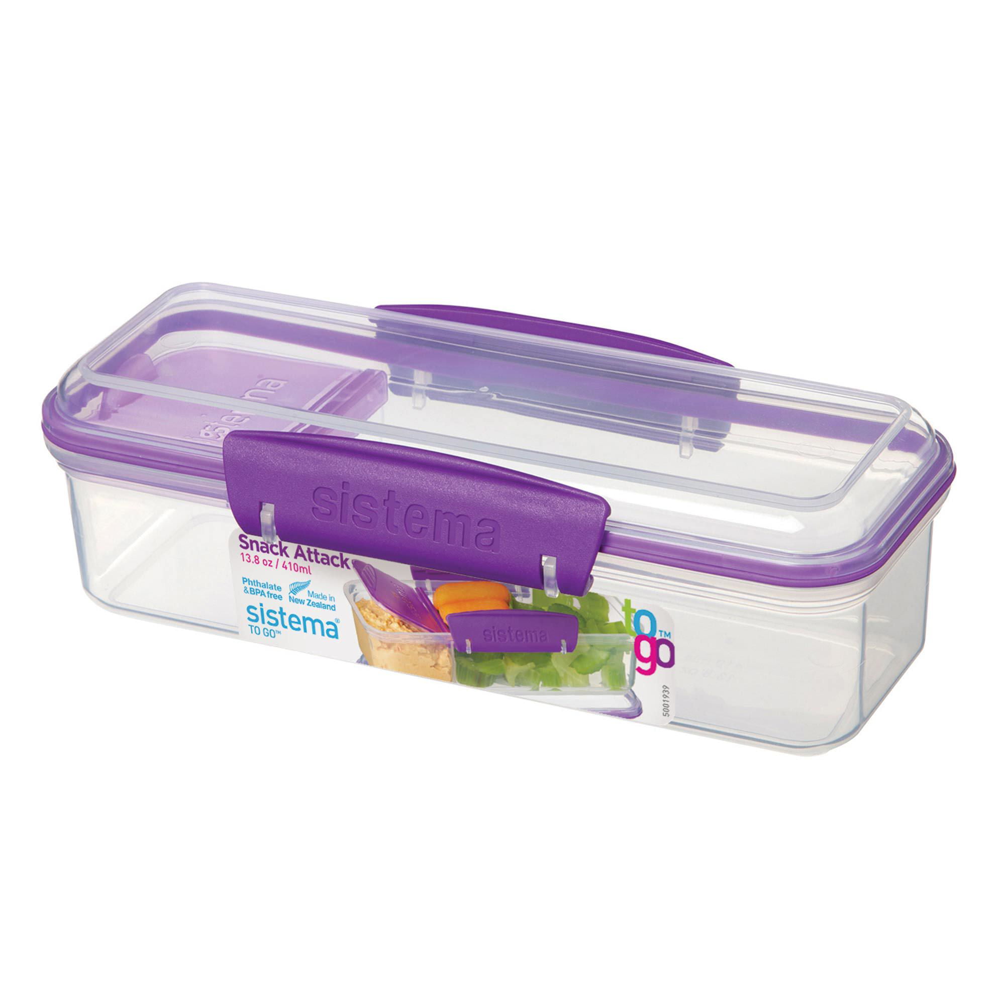 Sistema® To Go Snack Attack™ Duo Food Container, 32.9 oz - Kroger