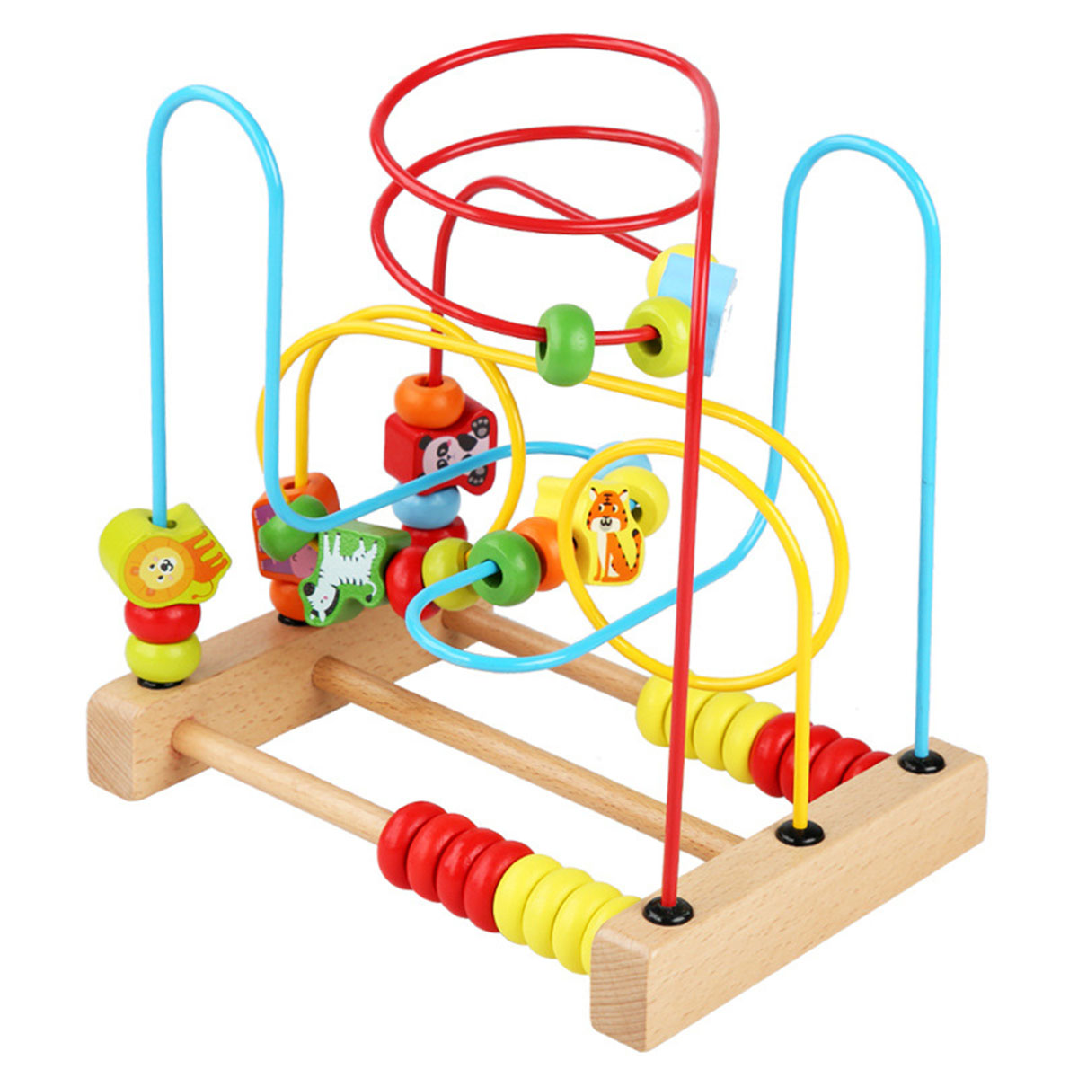Seenda Bead Maze Toy for Toddlers & Kids Bead Roller Coaster & Number
