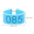 thumbnail image 2 of SHOWERORO 100Ud Anillos Leg Bands Para Con Números Leer Legible Fácil De Usar, 2 of 6