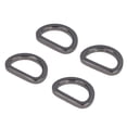 thumbnail image 4 of D Rings, DIY Making Reliable Durable Bag Hardware Small Compact  For Handbag Belts For Backpacks For Collars Gray, 4 of 8