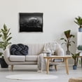 thumbnail image 3 of Stupell Industries Train & Night Sky Transportation Painting Gray Floater Framed Canvas Art Print Wall Art, 31 x 25, 3 of 10