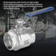 thumbnail image 3 of Ball Valves 2" Dn50 Wog Female Thread Two Way Ball Valve 304 Stainless Steel Ball Valve With Handle, 3 of 4