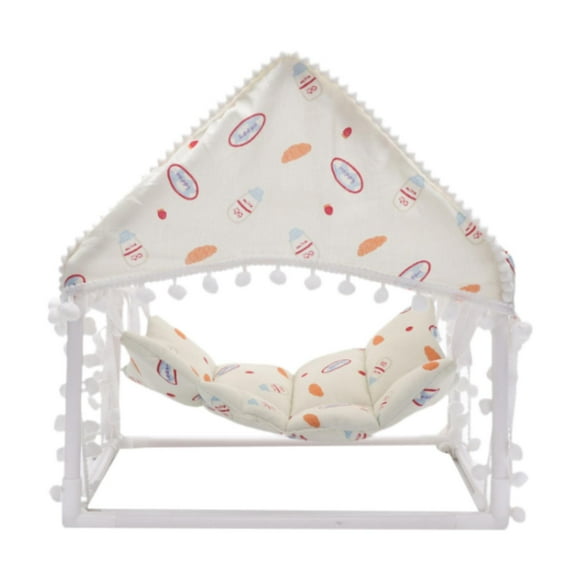 Carpa de mascotas pequeños cama cama caliente removible suave conejillo de indias de cobertura de cobertura de indias para descansar hurones para