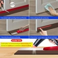 thumbnail image 2 of 2 Pack Door Draft Stopper for Bottom of Door - 2"W x 78"L Under Door Sweep, Blocks Cold Air, Noise, Light & Bugs - for Exterior/Interior Doors, Weather Stripping Seal (Brown), 2 of 7