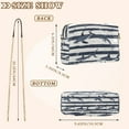 thumbnail image 4 of FORMRS Women Crossbody Purse with Chain Strap Vegan Leather Shoulder Handbag, Light Sharks, 4 of 7