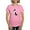 Pink, variant on CafePress - Smooth Tricolor Collie Women's Dark T Shirt - Women's Traditional Fit Dark T-Shirt