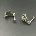 thumbnail image 4 of GKNET Women Skull Hand Lip Piercing Delicate Jewelry Punk Piercing Skeleton Lip L, 4 of 9