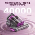thumbnail image 6 of LSNOYRD Mattress Vacuum Cleaner, 18Kpa/30Mins Cordless Bed Vacuum with UV Light & LED Display, Handheld Vacuum for Bed, Couch & Sofa, 6 of 12