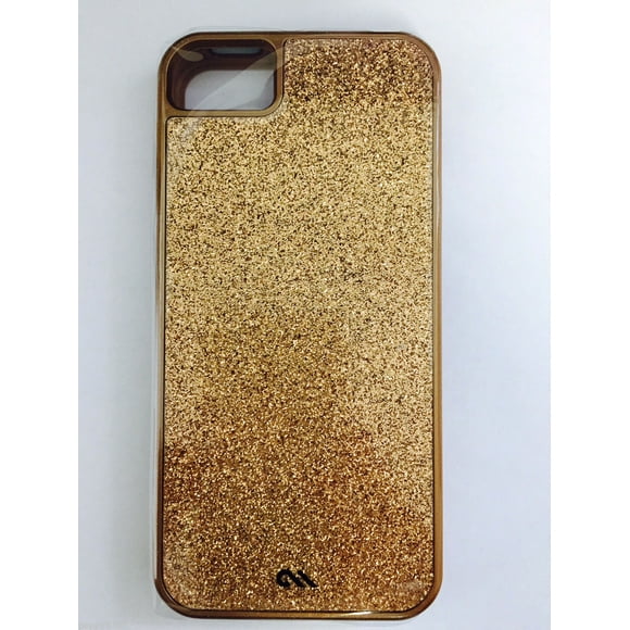 Case-Mate Glam Slim Glitter Case with bumper for iPhone 5 / 5S - Bronze (Non-Retail Package)