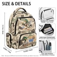 thumbnail image 4 of Yuyamidu Duck Camo 4Pcs 17 Inch School Backpack Set with Lunch Bag Pencil Case Water Bottle Sleeve, Large Capacity Kids Bookbag for Elementary Boys Back to School, 4 of 7