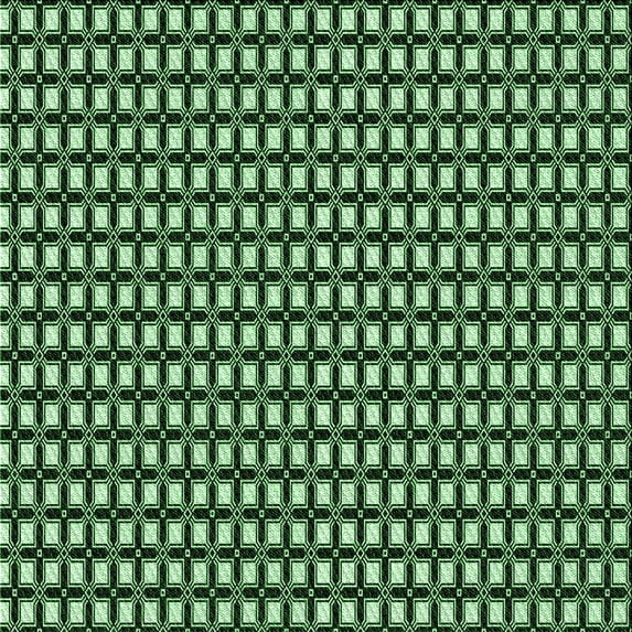 Ahgly Company Indoor Square Patterned Pastel Green Area Rugs, 7' Square