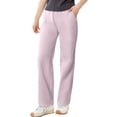 thumbnail image 3 of jiaxiM Girls Sweatpants Loose Fit Casual Elastic Waisted Straight Leg Lounge Pants with Pockets Workout Baggy Yoga Pants 4-16Y, 3 of 9