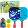 thumbnail image 1 of Juego de pickleball para niños Foayex, 2 pelotas de remo, juguete para exteriores, 1 of 7