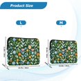 thumbnail image 4 of FORMRS 15-15.6 inch Laptop Sleeve Case Soft Carrying Quilted Computer Bag Cover, Flourish Flowers Pattern, 4 of 7