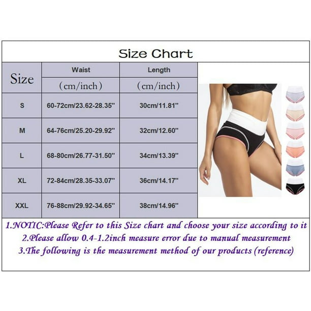nsendm Female Underpants Adult Womens Panties Seamless No Show Women's High  Waisted Cotton Underwear Soft Breathable Panties Womens Running(Black, L) 
