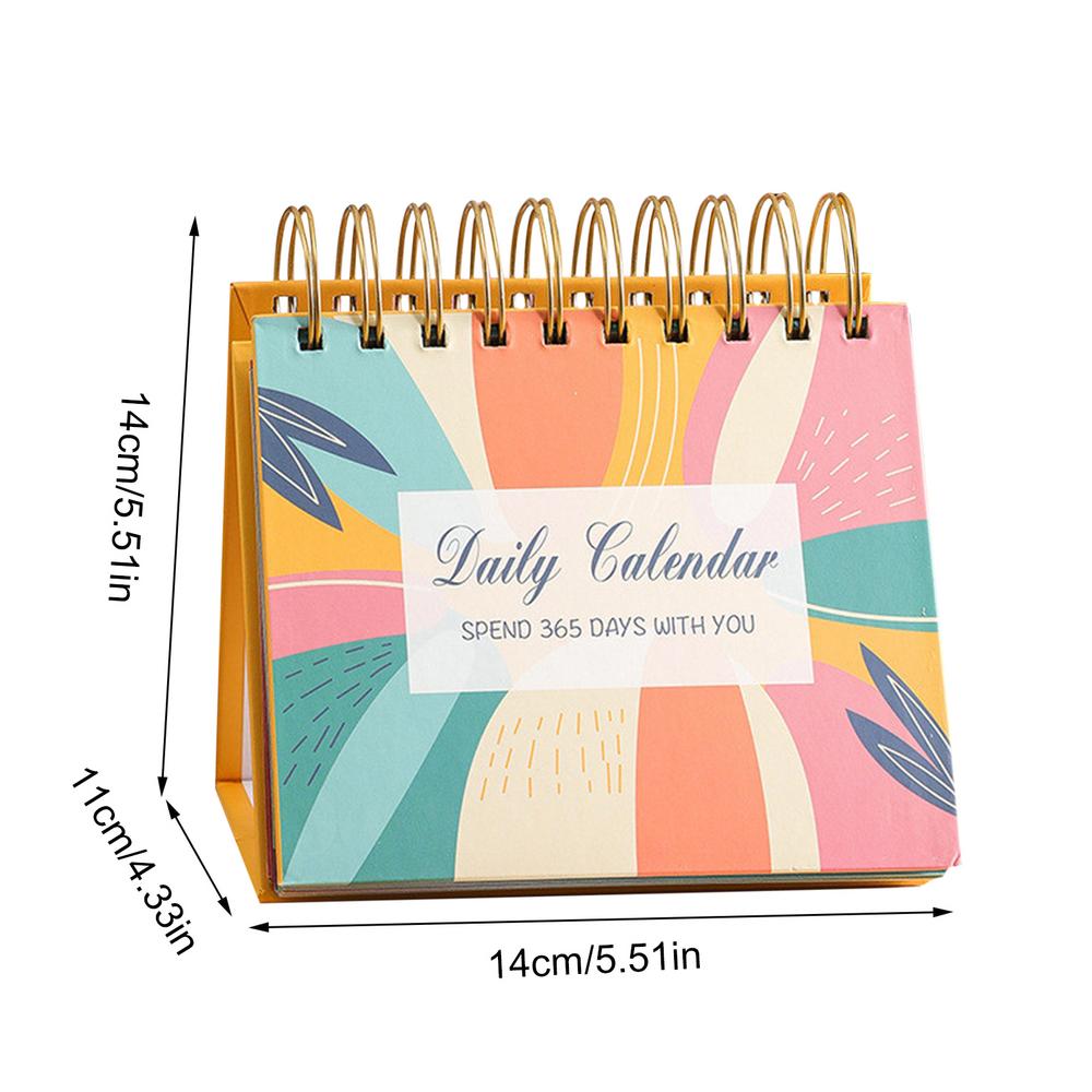 GoldCister Inspirational Desk Calendar Desktop Calendar 2025 Daily