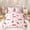 Pink Brown, variant on Erosebridal Cartoon Capybara Twin Bedding Sets for Kids, Kawaii Strawberry Stars Bedding Comforter Set, Pink Reversible, 7pcs