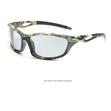 Polarized Photochromic Sunglasses Men's UV400 Driving Transition Lens (Best Transition Lenses For Driving)