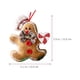 thumbnail image 3 of ColoMX Adornos navideños de pan de jengibre, decoraciones colgantes para árbol de Navidad, 2 uds., 3 of 7