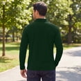 thumbnail image 3 of LRGSHF Long Sleeve Polo Shirts for Men Business Casual Work Golf Shirt Men Comfy Lounge Polo Shirt, Lightweight, Solid Color, Quick Dry, Work Golf, Moisture Wicking, 3 of 4