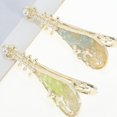 thumbnail image 5 of Unique Bargains 2 Pcs Hair Clip Grace New Ancient Style Rose Pipa Duckbill Clip Blue Green, 5 of 5