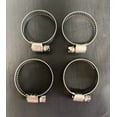 thumbnail image 1 of Helix Racing Hose Clamp 114-6412 1/2 Inch To 1-1/4 Inch Clamping Range; Worm Gear Style; Stainless Steel; Pack Of 4, 1 of 1
