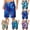 Z40-Blue, variant on Men's Big Swim Trunks 4xl Retro Athletic Floral Swim Trunks Quick Dry Patriotic Swimming Trunks with Pockets Anti-Chafe Mens Summer Clothes