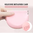 thumbnail image 3 of XDLHWP Étui de Retenue avec Trous d'Aération, Silicone Portable Mince Mignon Support de Retenue Compatible avec Invisalign, Étui de Protection Buccale de Nuit, avec Outil pour Retirer le Retenue, à Mâcher et Brosse, Rose (1 Paquet), 3 of 6