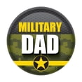 thumbnail image 1 of Beistle BT074 2 in. Military Dad Button with 12 ft. Ribbon - 17 Piece, 1 of 1