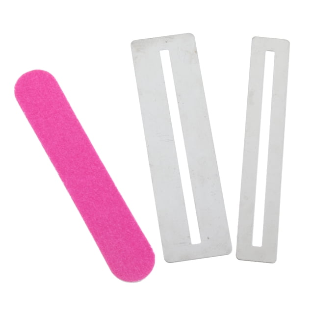 Protector De Diapasón De Acero Inoxidable Flexible+herramienta De Pulido De Lijado Con Lima De Traste Sunnimix Protector de diapasón Protector