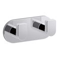 thumbnail image 1 of KOHLER K-73146-CP Composed Double Robe Hook, Polished Chrome, 1 of 5