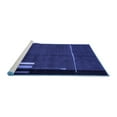 thumbnail image 2 of Ahgly Company Machine Washable Indoor Rectangle Abstract Blue Modern Area Rugs, 2' x 4', 2 of 4