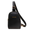 thumbnail image 1 of Bolso de pecho informal Bolso bandolera de dama de moda Color sólido para niñas adolescentes (Negro) Likrtyny Para Estrenar, 1 of 9