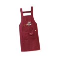 thumbnail image 1 of Abbracc Apron Professional Adjustable Work Apron with Pockets Soft Cooking Apron Cooking Dark Red, 1 of 9