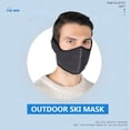 thumbnail image 2 of Máscara Deportiva De Invierno Equipo De Protección A Prueba De Viento Cubierta Facial Deportiva Gris Claro qarigey OD019378-08, 2 of 6