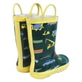 thumbnail image 3 of Hudson Baby Infant Boy Rain Boots, Colorful Transportation, 8 Toddler, 3 of 3