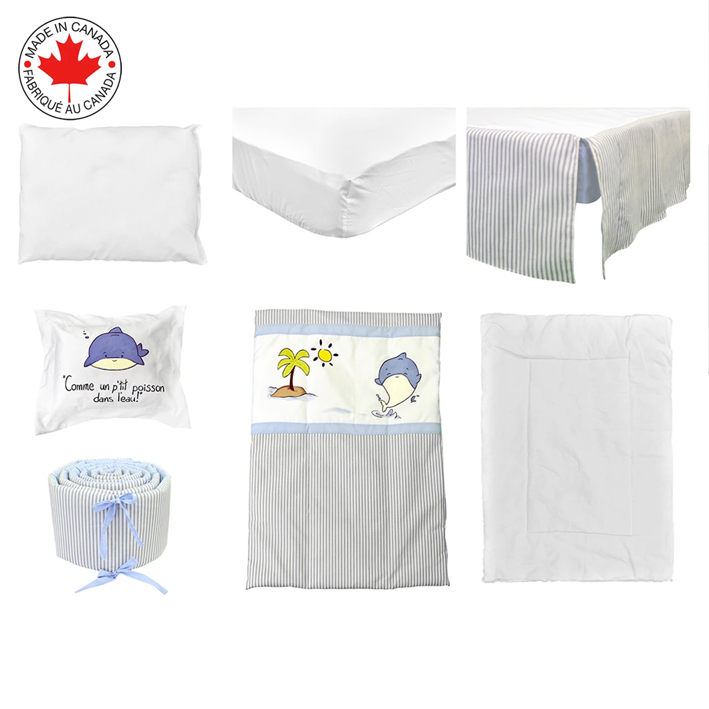 dolphin crib bedding